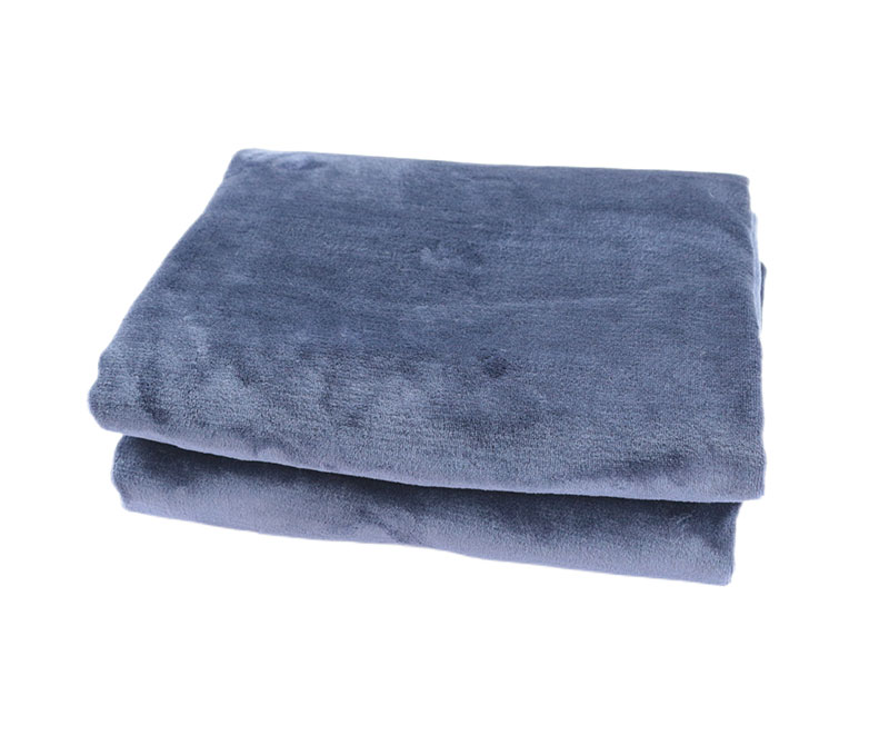 Blue custom color solid flannel single layer blanket 1030611