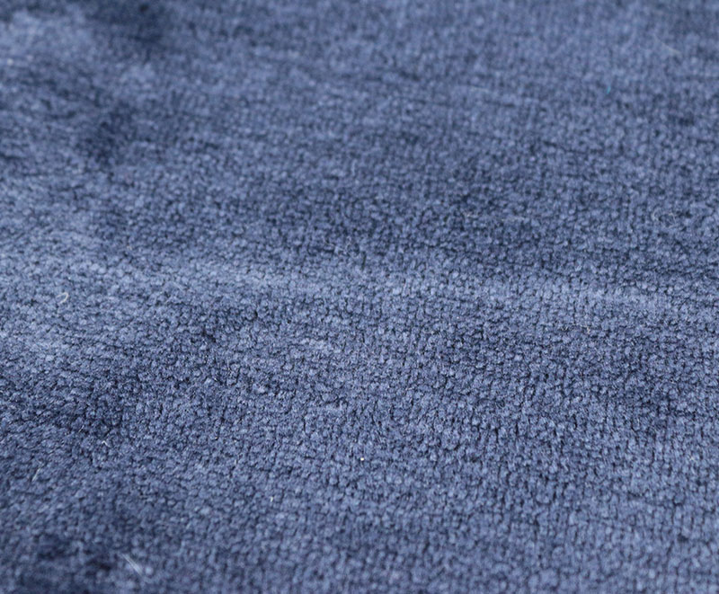 Blue custom color solid flannel single layer blanket 1030611