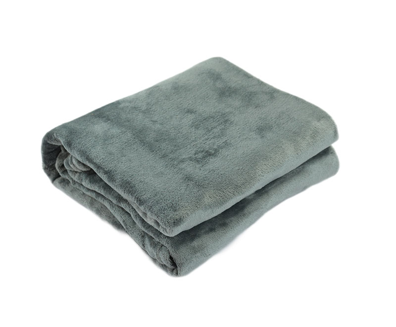 Super comfort solid solid flannel single layer blanket 1030613