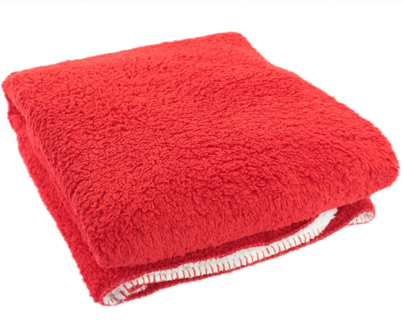 Soft and exquisite pure color lamb fleece blanket 1060313
