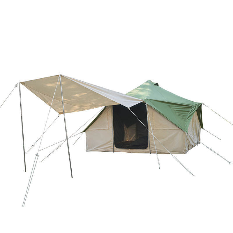 Square Canvas tent glam camp