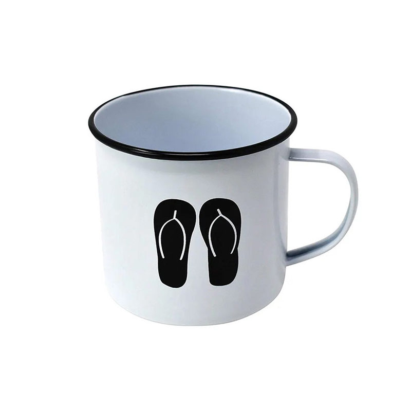 Stainless steel enamel cup SX1038 glam camp