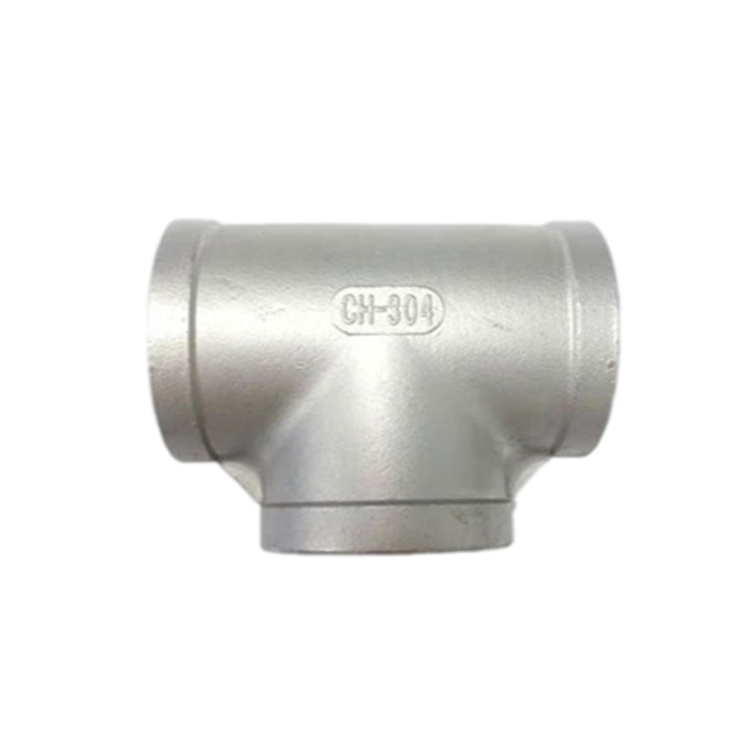 Standard stainless steel socket weld tee qqual pipe fitting