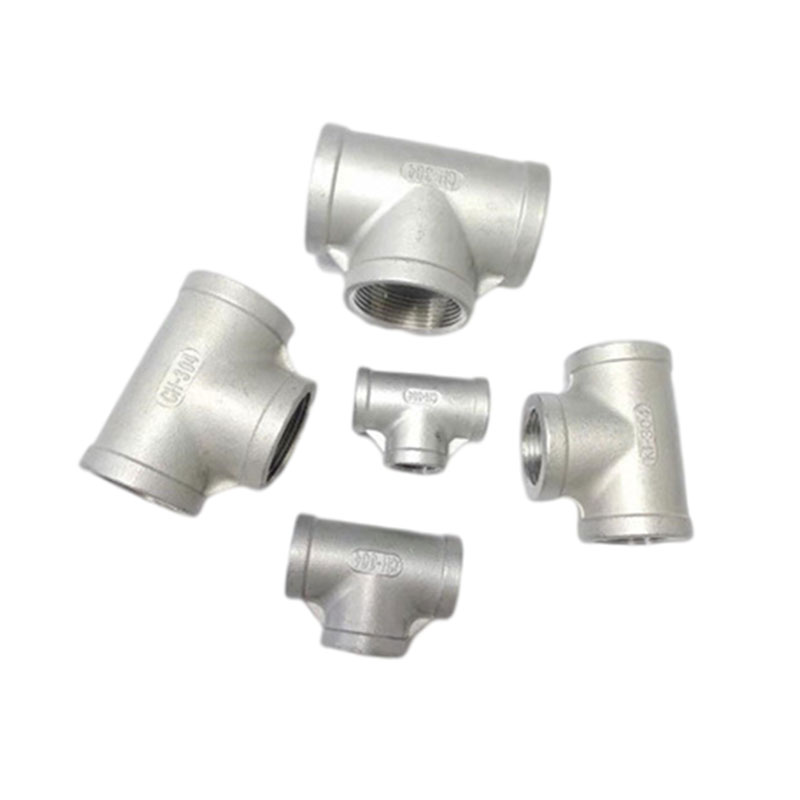 Standard stainless steel socket weld tee qqual pipe fitting