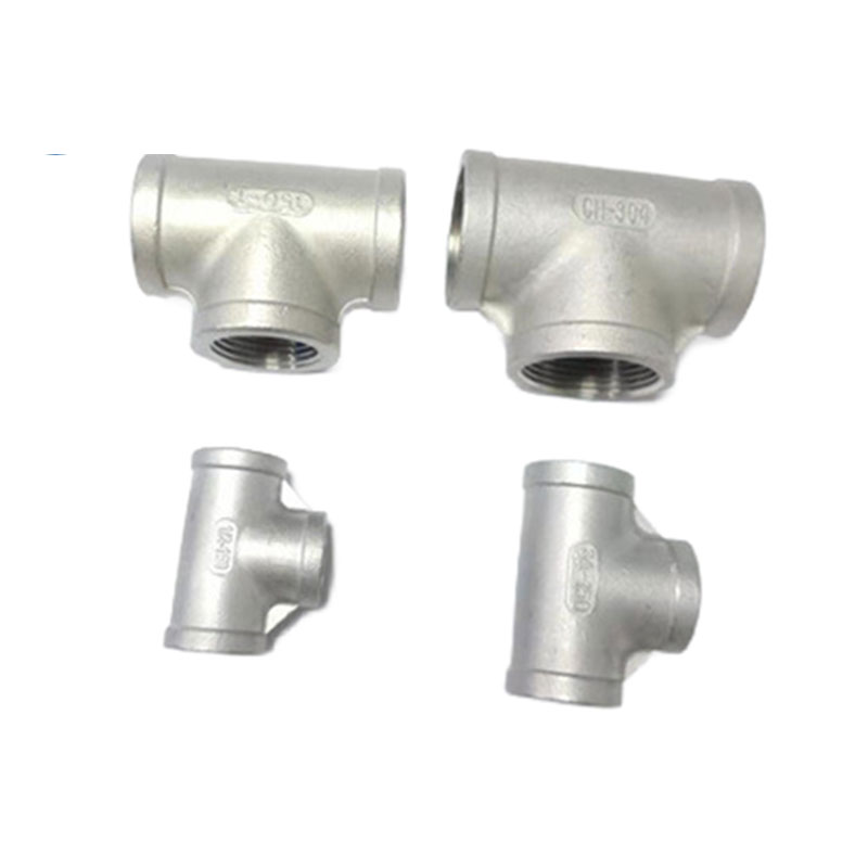 Standard stainless steel socket weld tee qqual pipe fitting