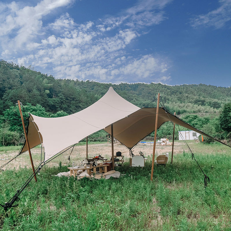 Stretch tent glam camp