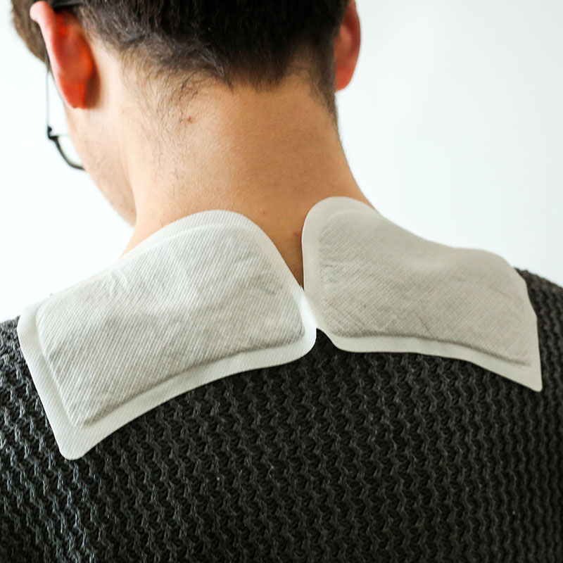 Thermotherapy patches for neck and shoulders