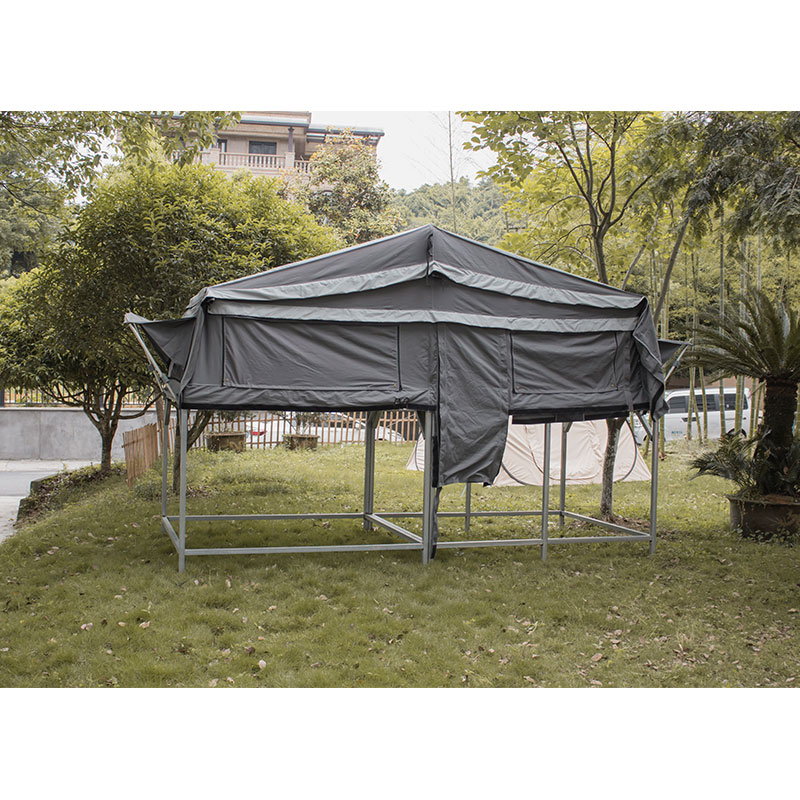 Waterproof,mildew resistant cotton canvas trailer tent glam camp