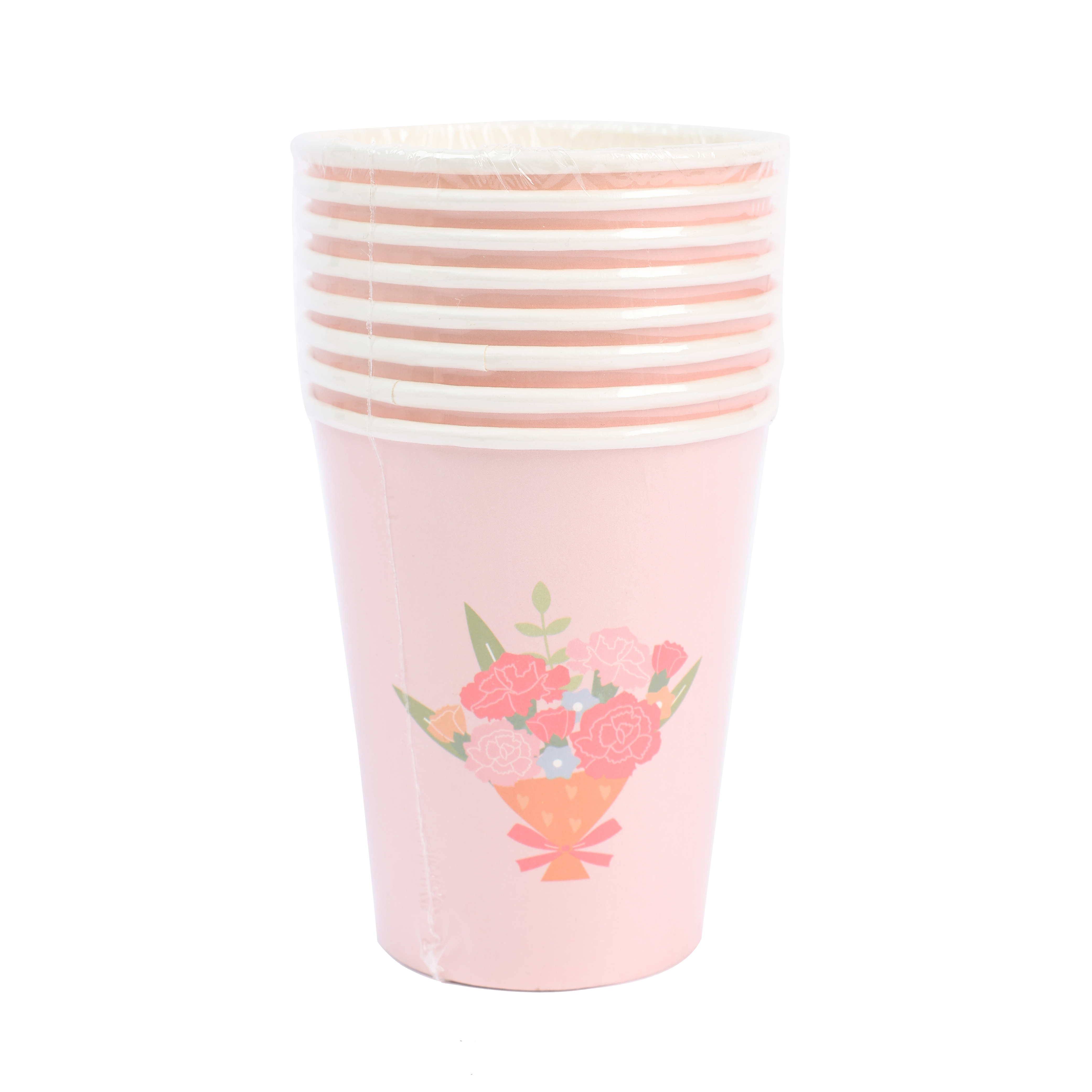 Valentine's Day Bouquet of love multicolored paper cups VALE0013