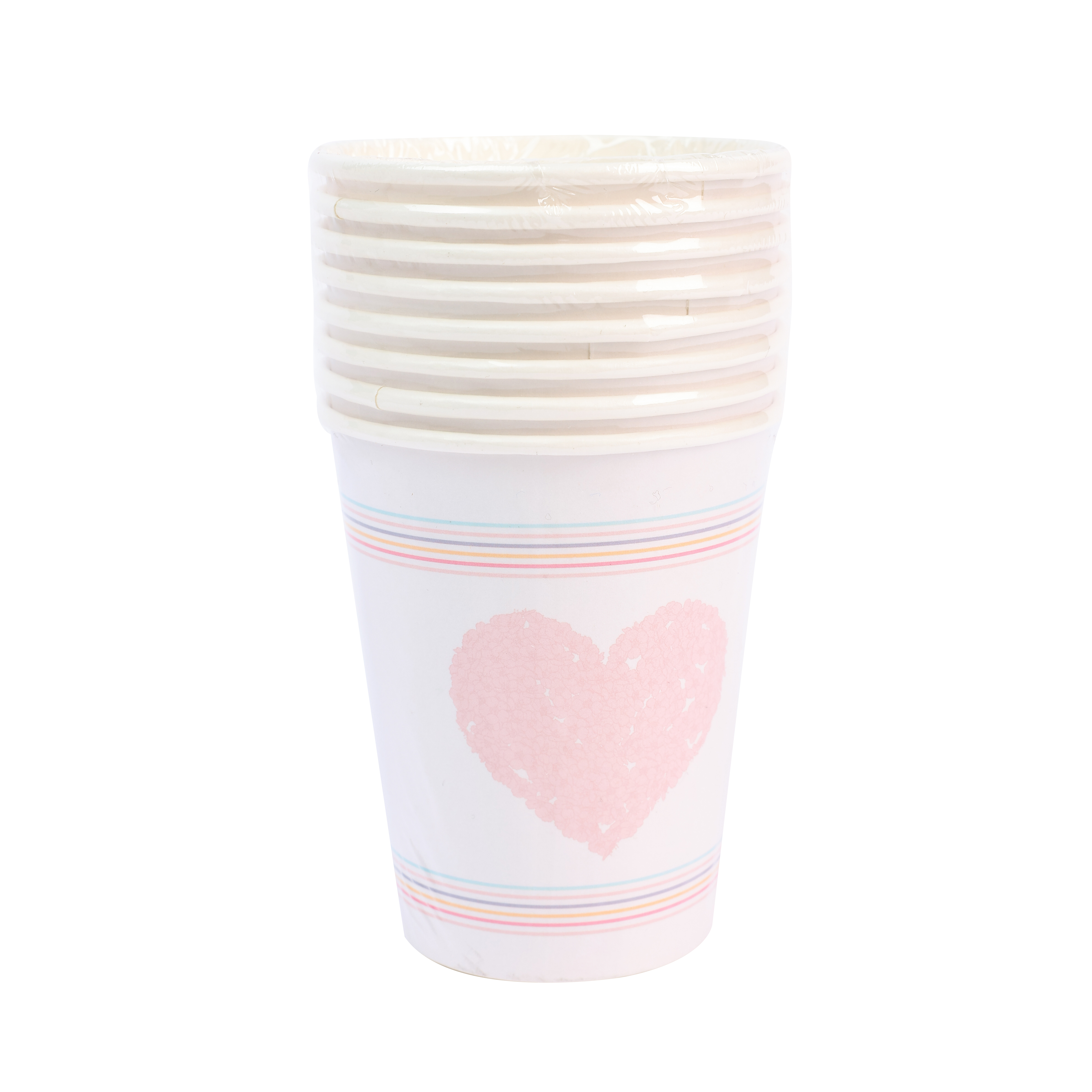 Valentine's Day Bouquet of love multicolored paper cups VALE0013