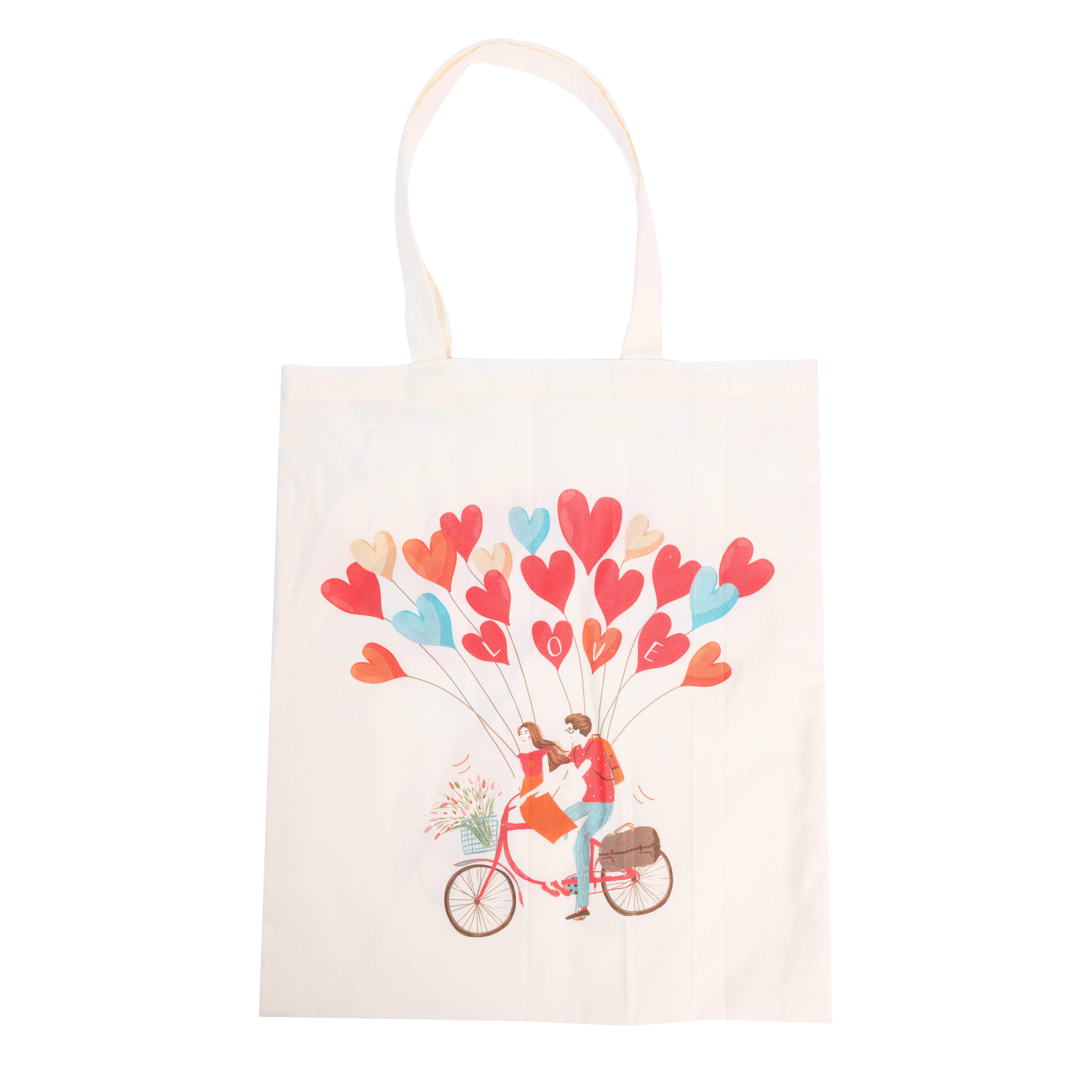 Valentine's Day Love Canvas Bag Shopping Bag VALG0008