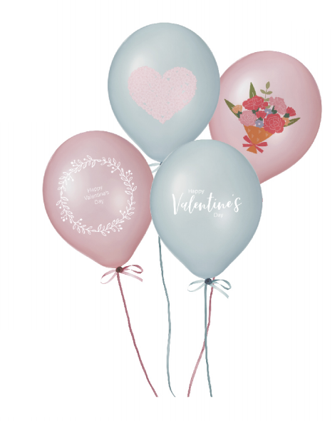 Valentine's Day Heart Latex Balloon VALH0020