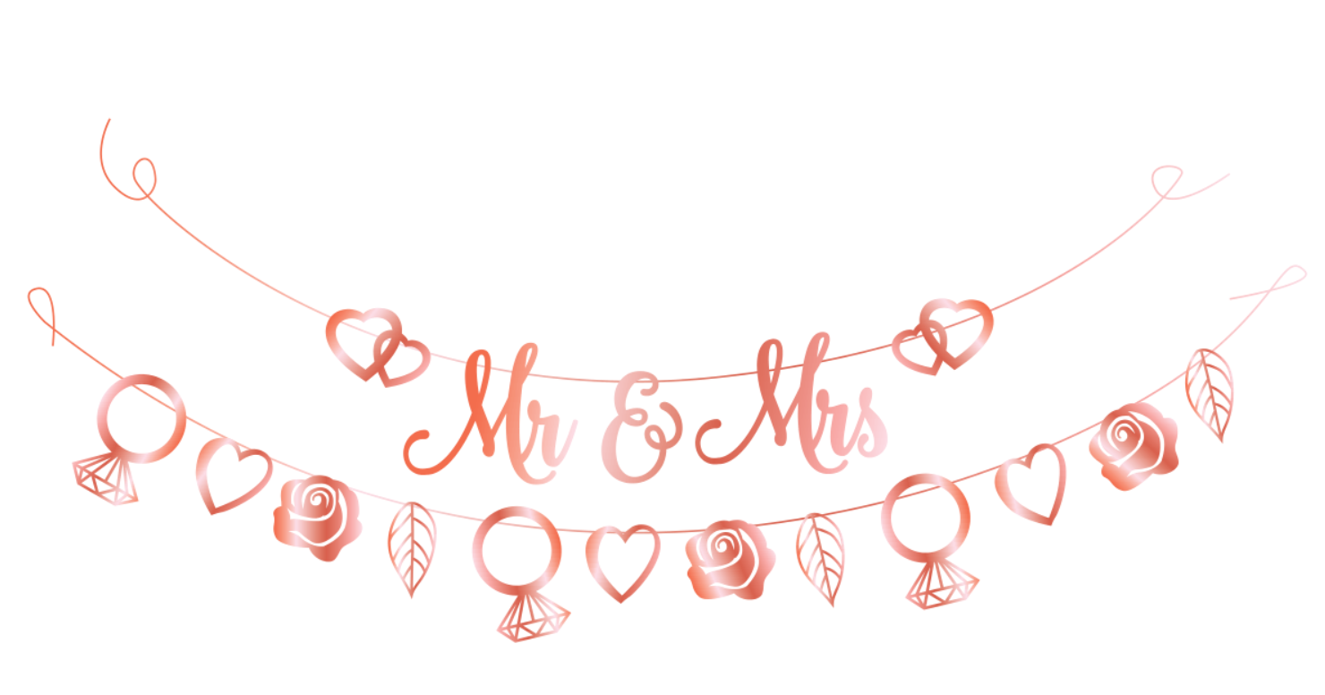 Wedding party decoration banner WD033