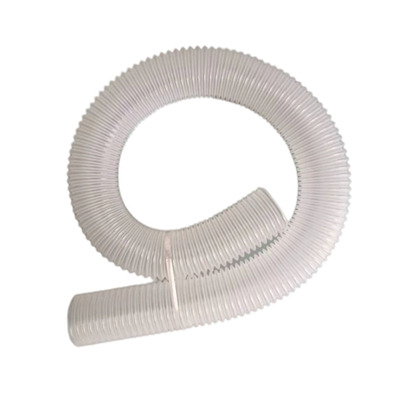 Waterproof PE transparent corrugated plastic pipe