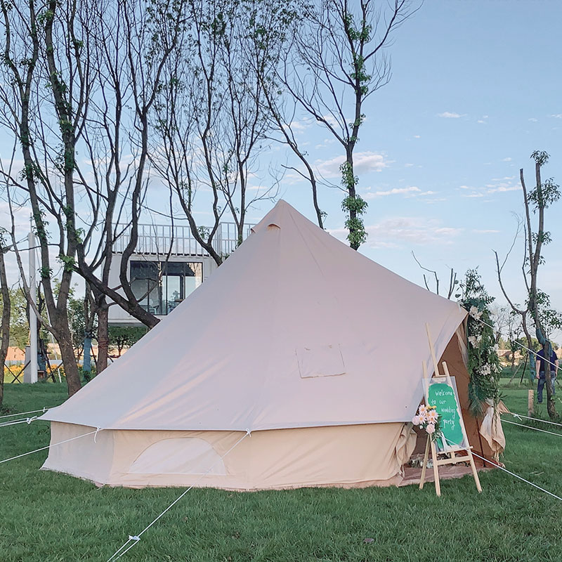 Wedding tent glam camp