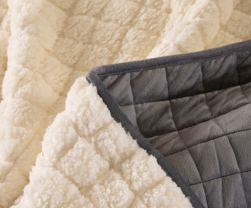 Soft well-crafted fine-textured weighted blanket 6