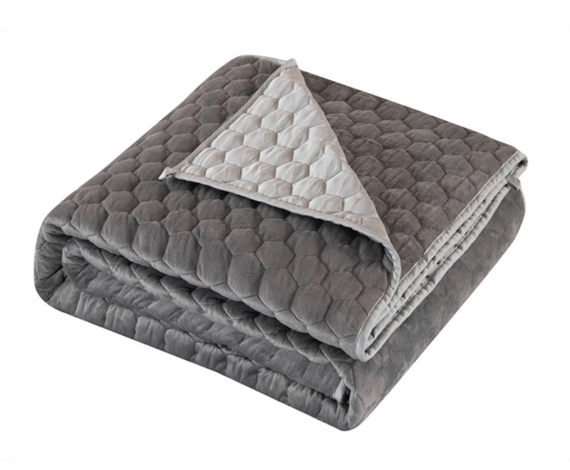 Double Sided Thick Plain Elegant Weighted Blanket 5