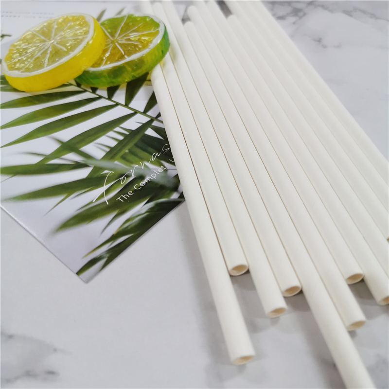 White Color Paper Straw