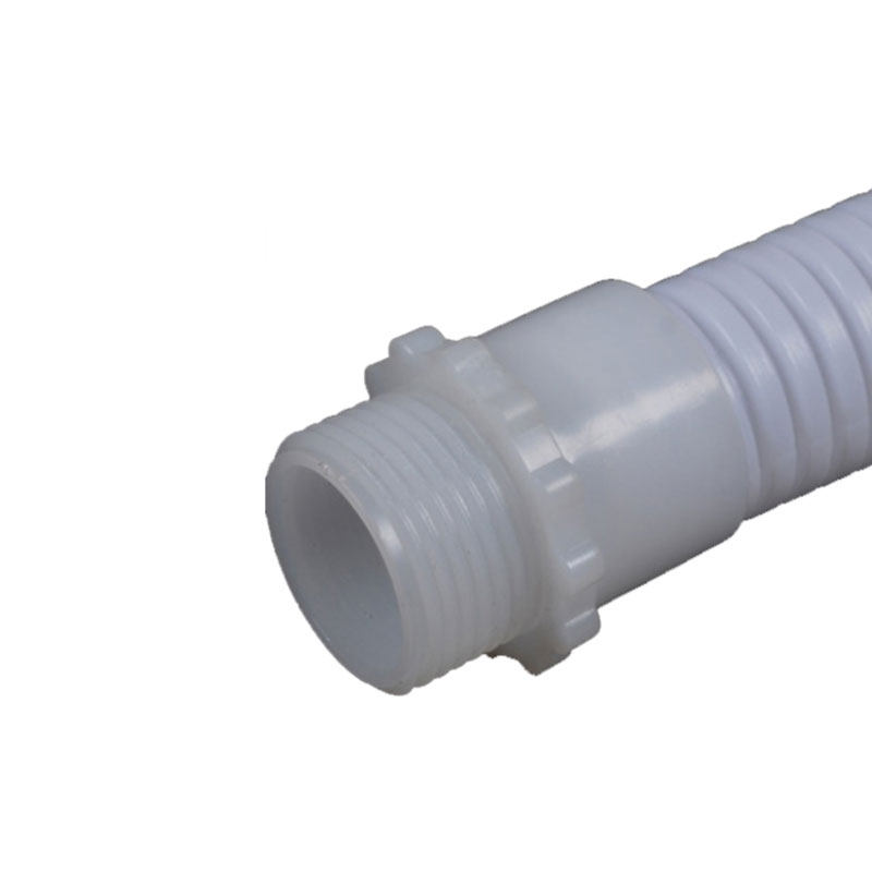 White nylon conduit connector