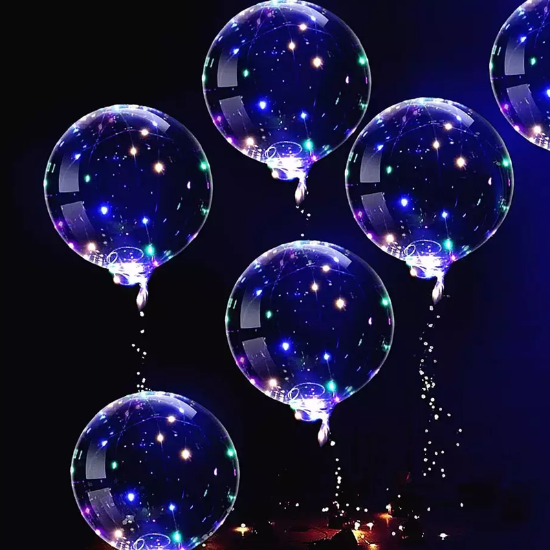 Wholesale LED Bobo Balloons 18 inch Transparent Balloon