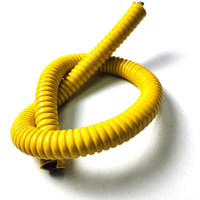 Yellow PVC coated galvanzied steel conduit