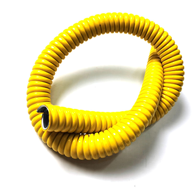 Yellow PVC coated galvanzied steel conduit