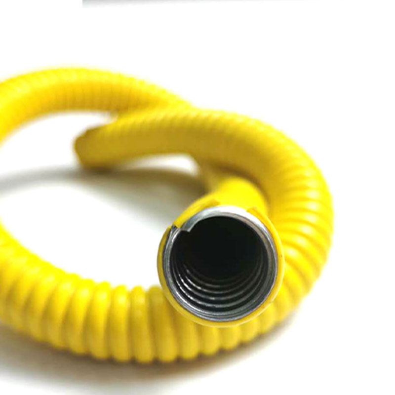 Yellow PVC coated galvanzied steel conduit