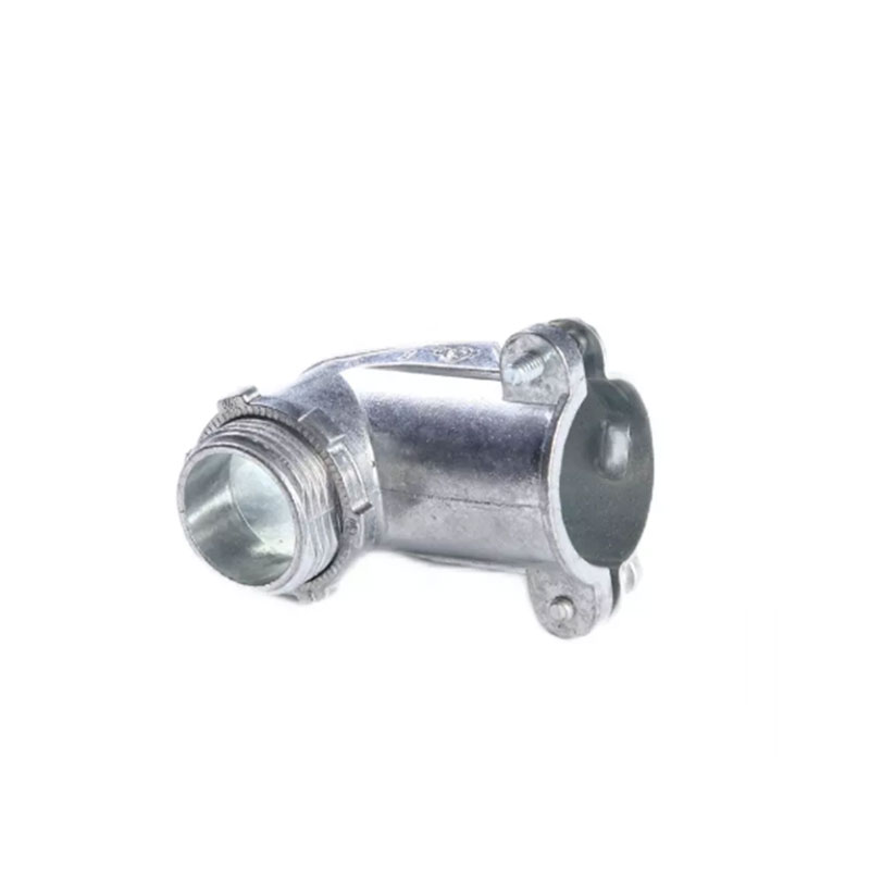 Zinc Die Casting 90 Degree threaded angle squeeze connector