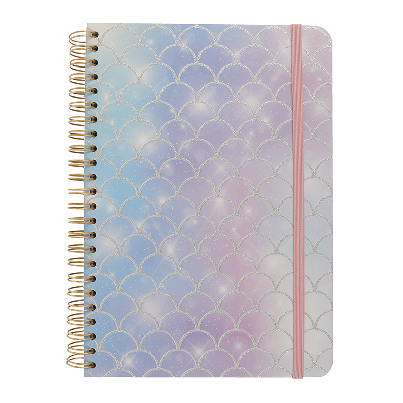 A5 colorful starry sky fish pattern coil book RL0007