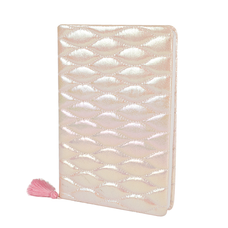 A5 leather fish print notebook RL0009