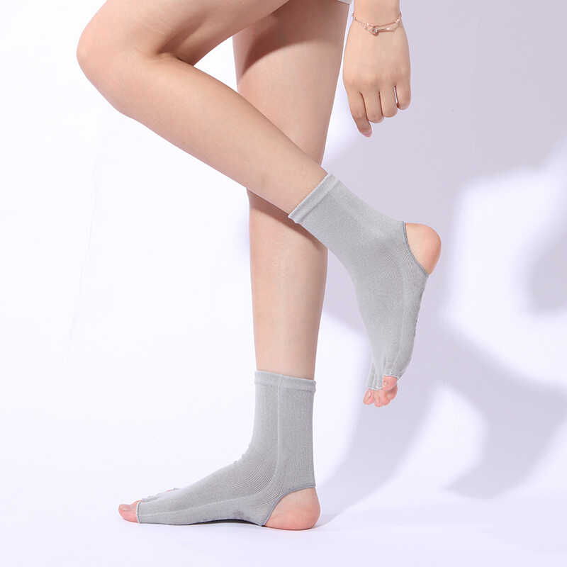 Custom Grey Yoga socks