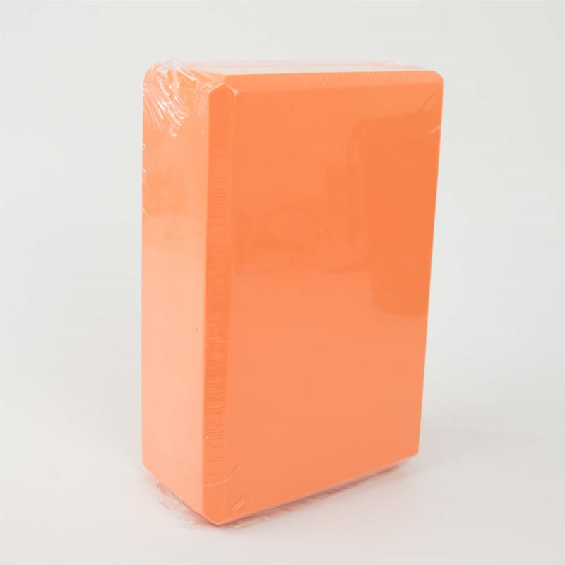 Custom Orange Yoga brick | Customized Yoga brick | Orange Yoga brick