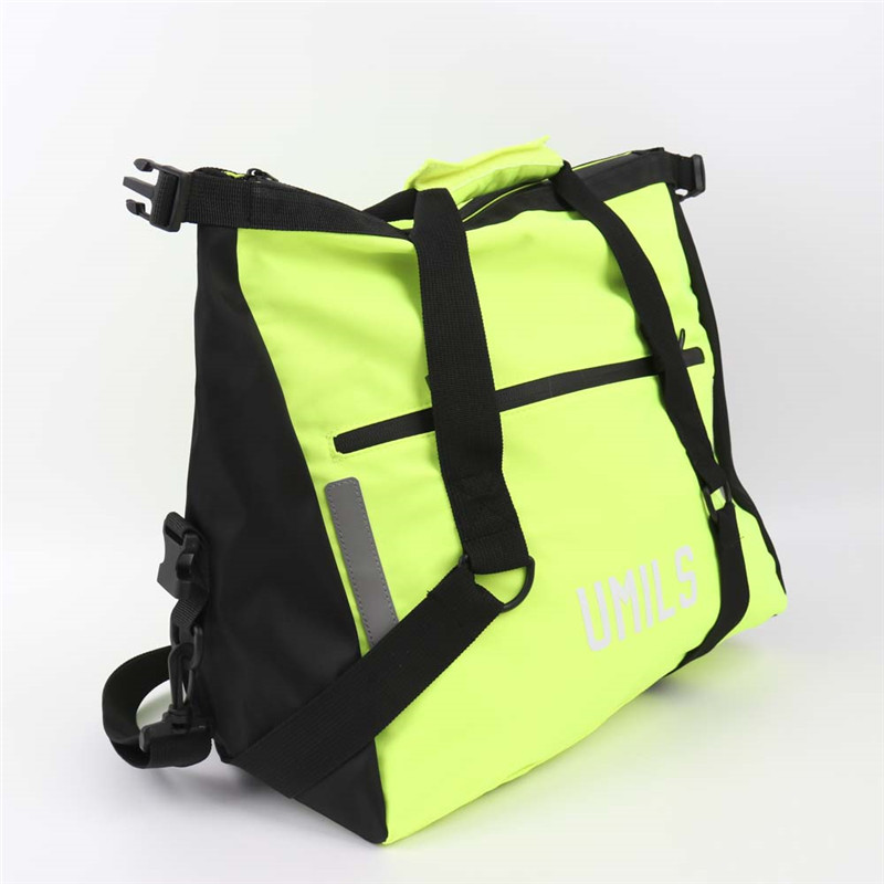 Fluorescence Green Black Fitness Bag | Fitness Bag | Custom Fitness Bag