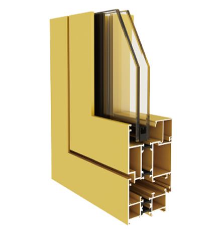 55A Series Heat Insulation Interior Inverted Casement Window
