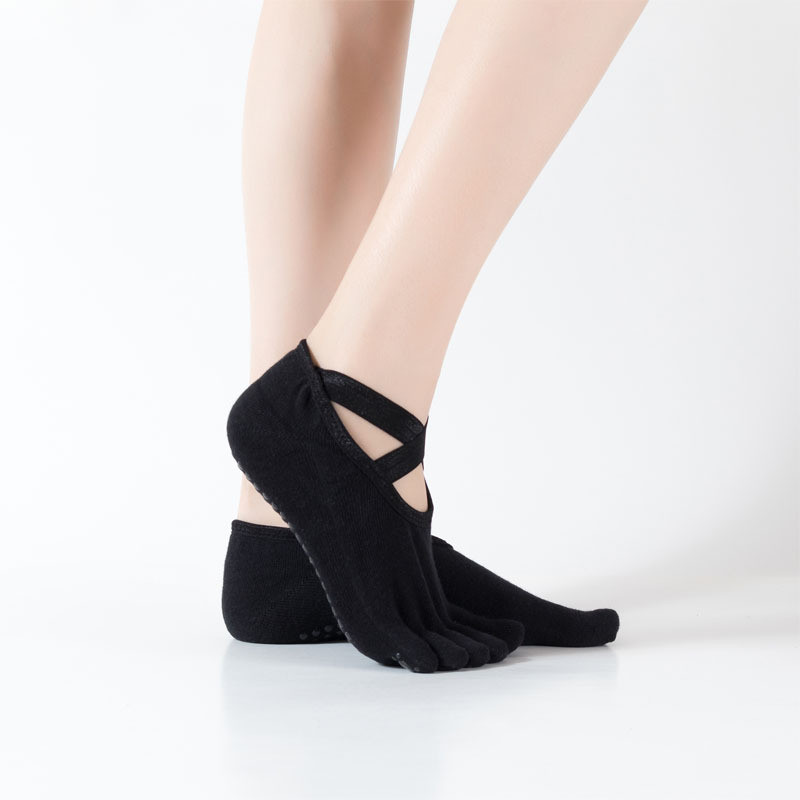 Custom Black Yoga socks manufacturer