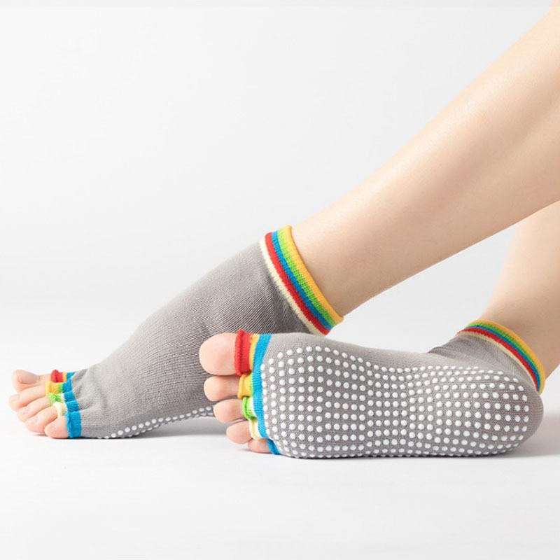 Grey Ladies Yoga socks supplier