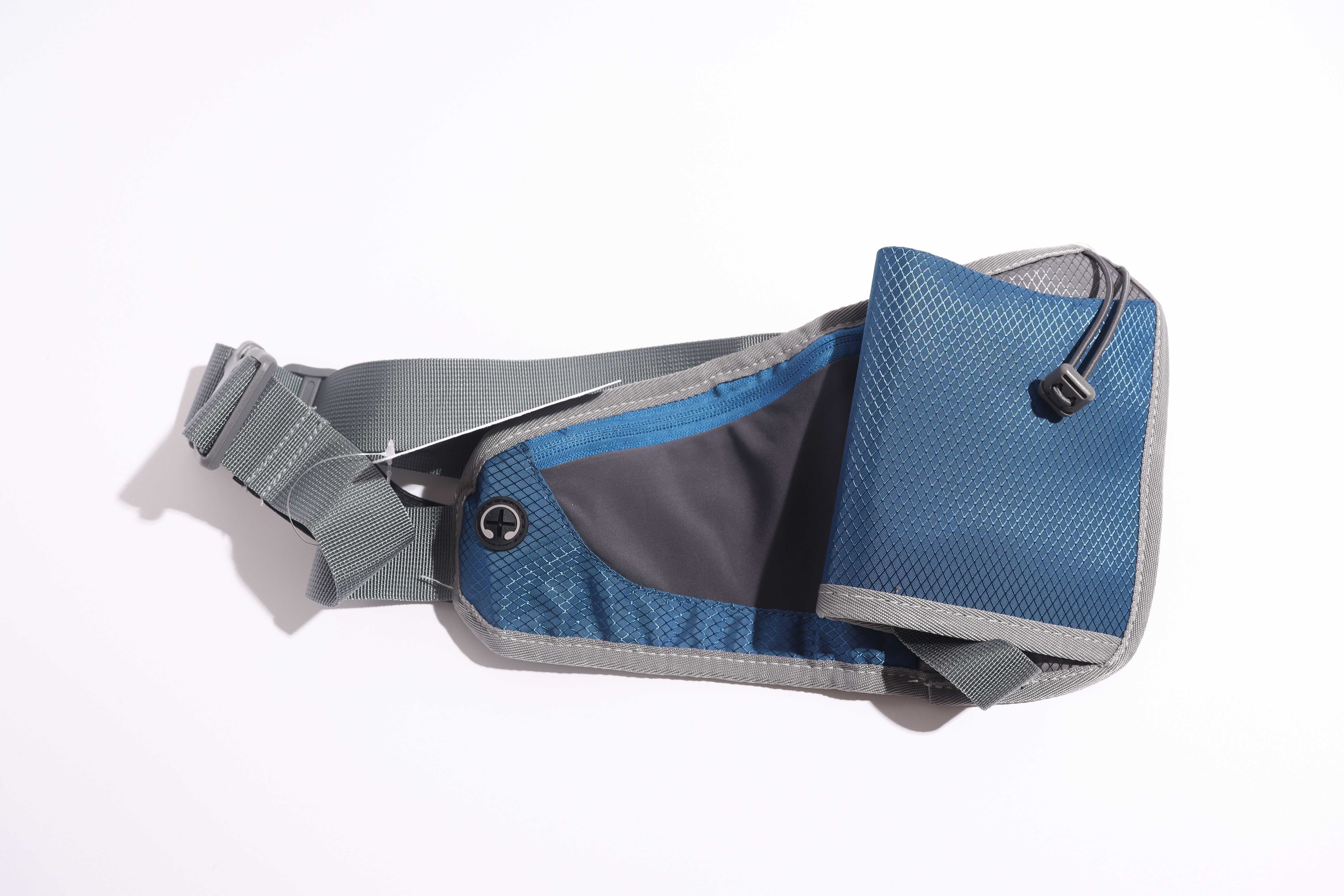 Blue TPU sport waist bag