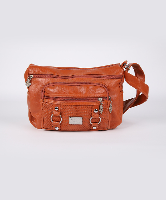 Custom brown Handbag