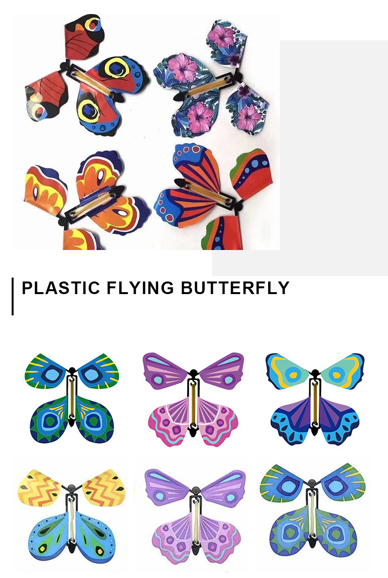 Plastic flying butterfly | Plastic butterfly | Plastic flying butterfly in China