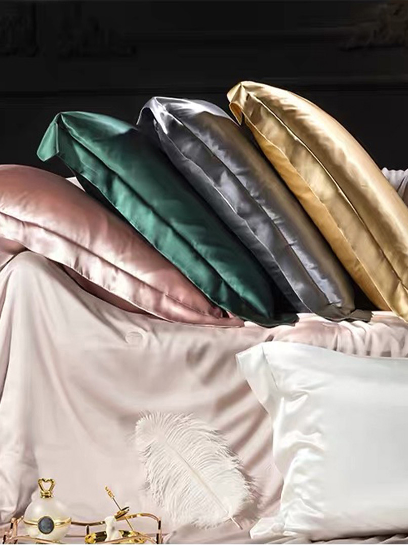 Luxury 22mm Silk Pillowcase | Silk Pillowcase | Solid Color Silk Pillowcase
