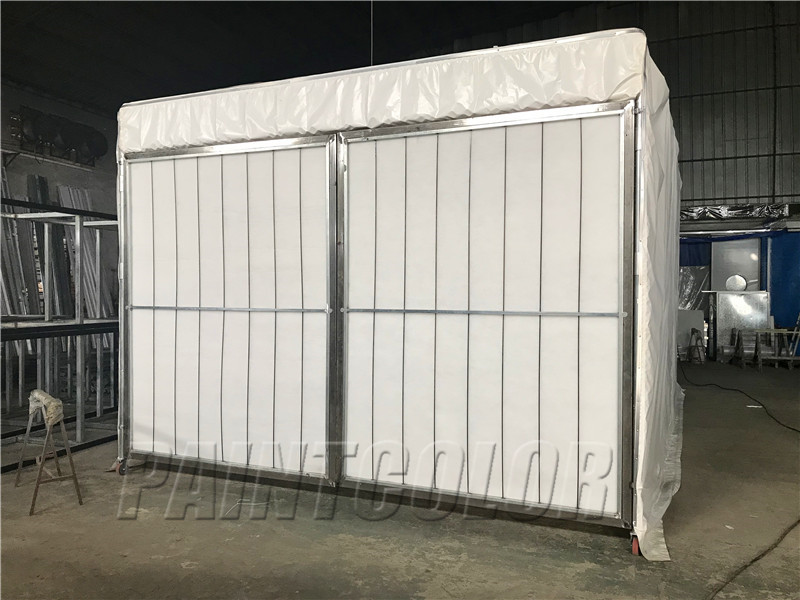 Retractable Spray Booth portable | movable paint spray booth | spray booth in China