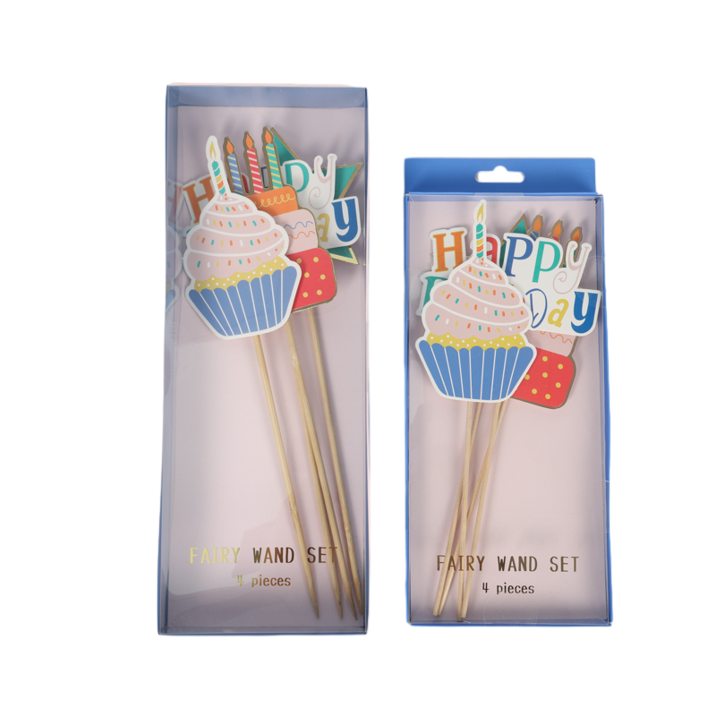 Fairy Wand Cake Toppers Set