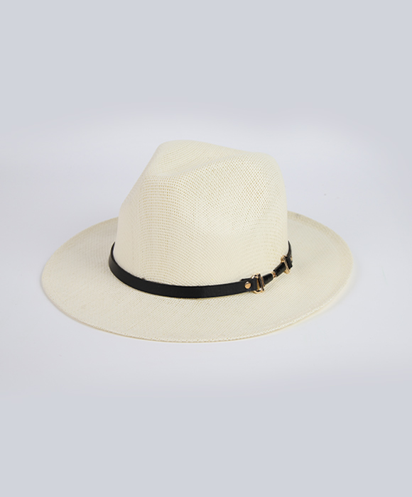 China White Straw Hat