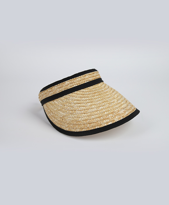 Black Custom Straw Hat