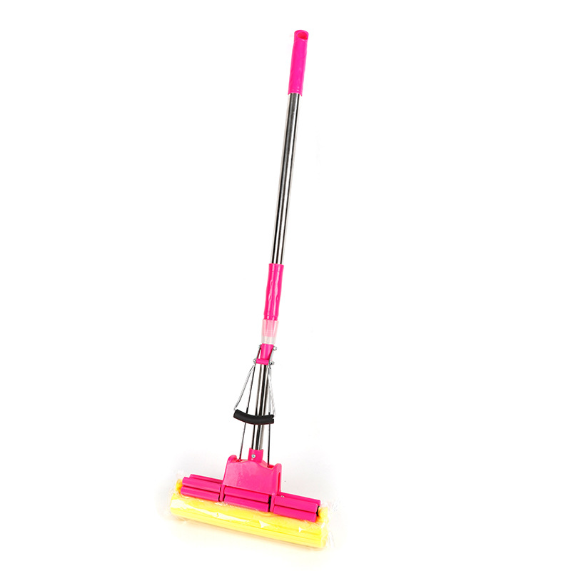 stainless steel free hand washing retractable mop