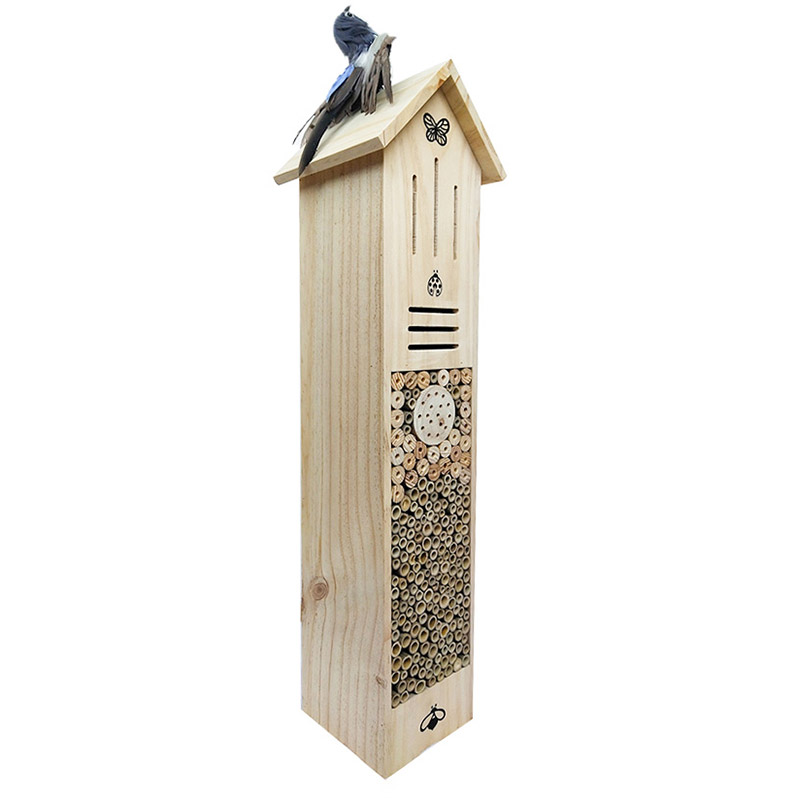 Solid wood insect nest pet supplies