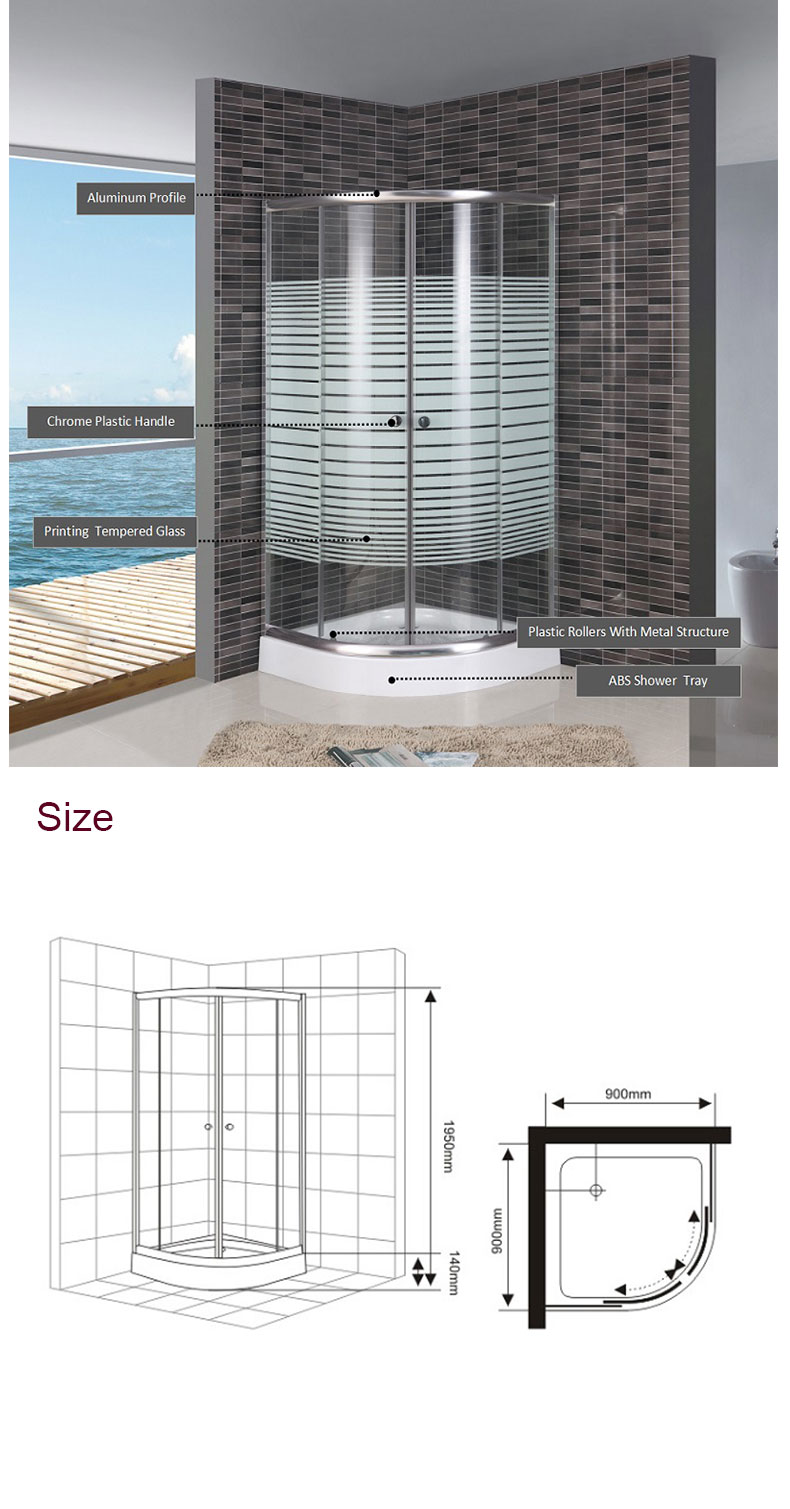 corner shower enclosure kits manufacturers