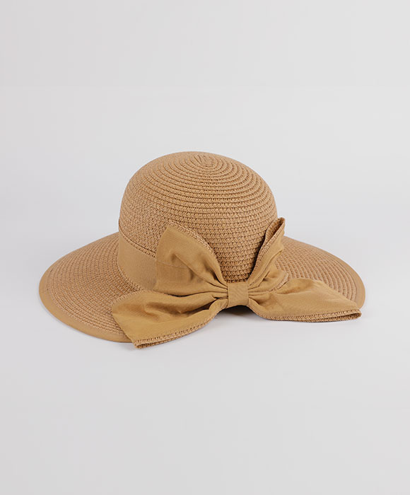 Sun Hat with Bowknot Elegant