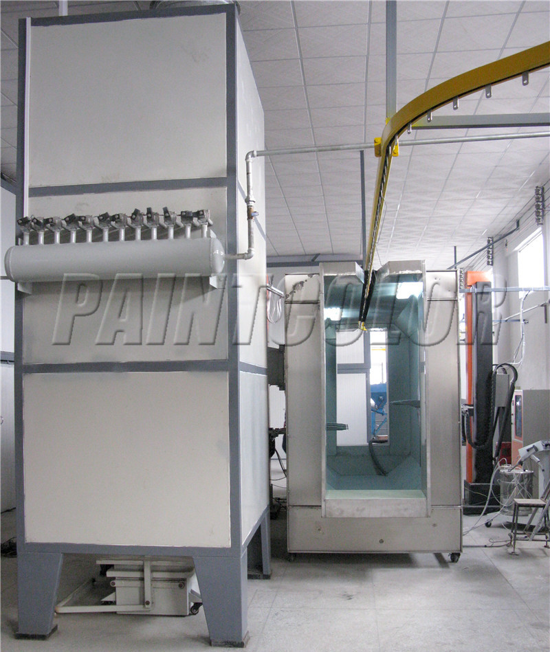 Multi-cyclone recovery powder coating booth | powder coating booth | coating booth