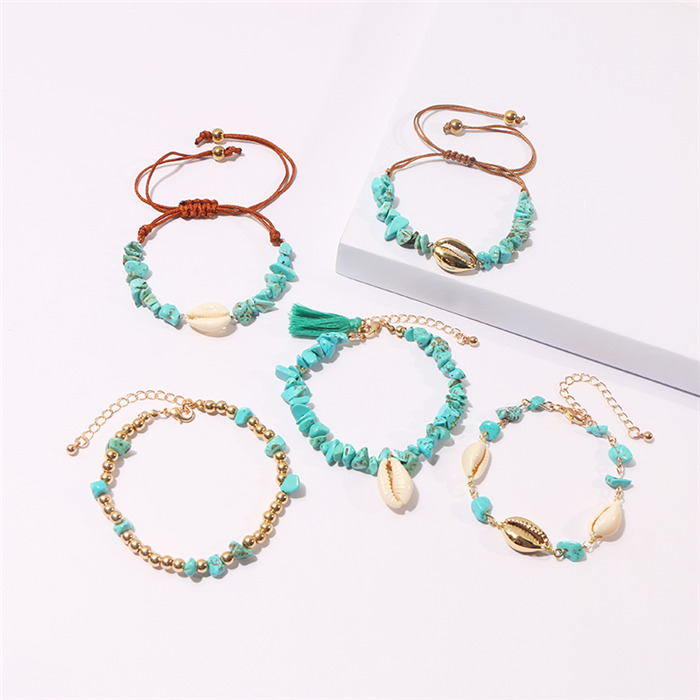 Turquoises Beaded Bracelet